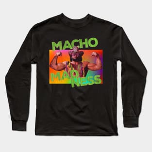 Macho Man - Retro Long Sleeve T-Shirt